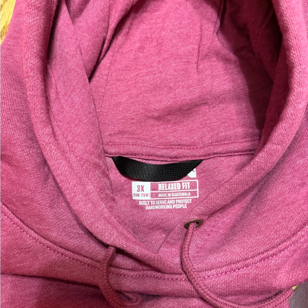 Carhartt Maroon Relaxed Fit Hoodie - Picture 2 of 2